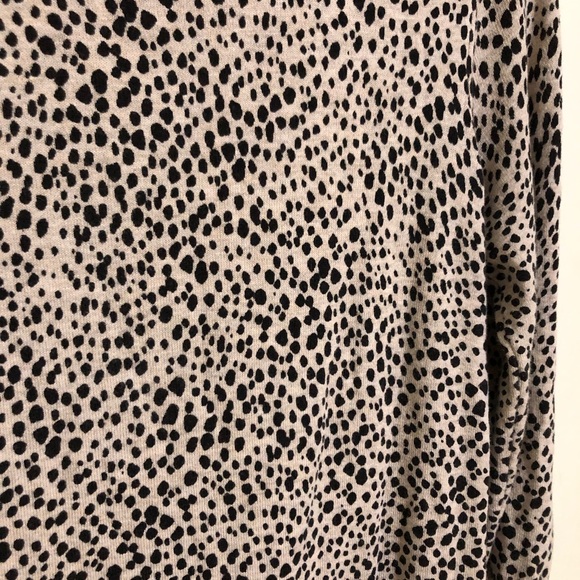 J. Jill Animal Print Sweater 3/4 Length Sleeves Size XS - Picture 3 of 8